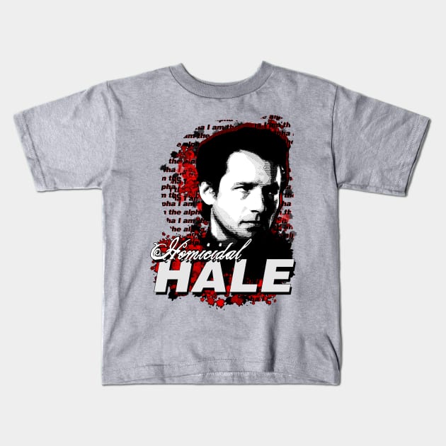 Homicidal Hale Kids T-Shirt by vanhelsa124